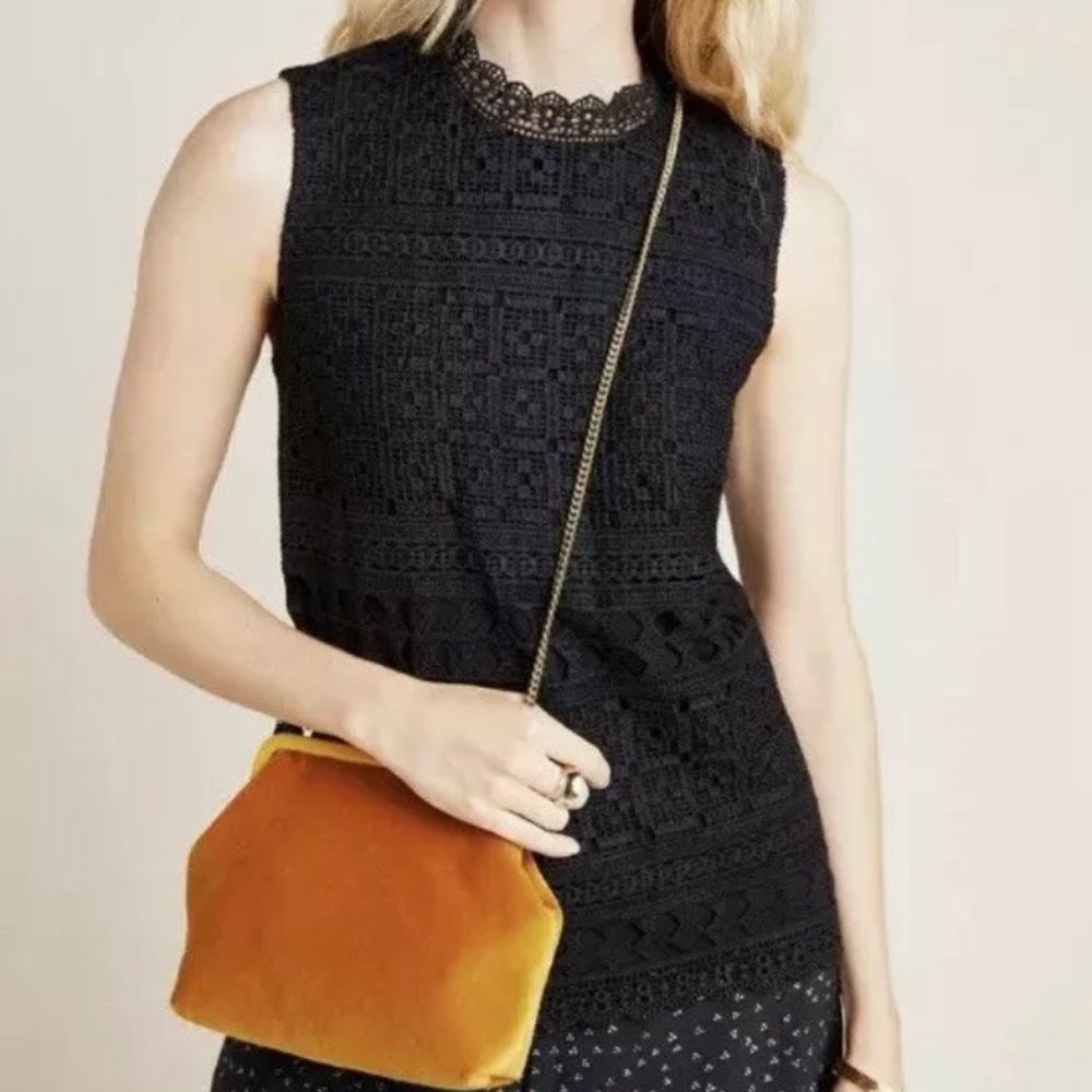 Anthropologie Crochet Lace Tank